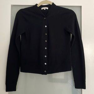 Vince 100% cashmere black buttoned cardigan. Size XS.  Gently worn